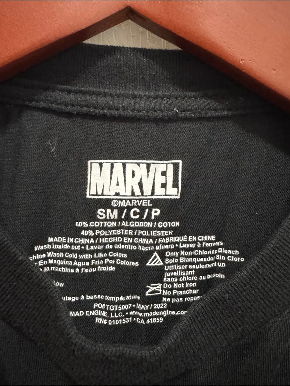 Marvel Black Panther Long Sleeve Shirt